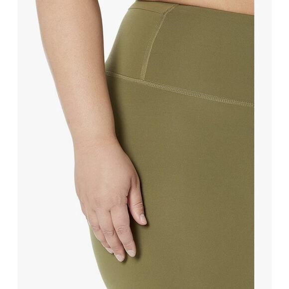 Core‎ 10 Leggings Womens 2X High Rise Boot Cut Yoga Gym Comfort Dark Olive Green - Picture 3 of 5